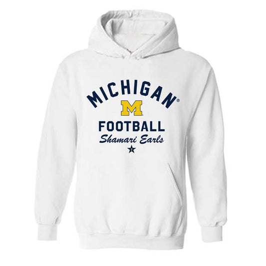 Michigan - NCAA Football : Shamari Earls - Classic Shersey Hooded Sweatshirt-0