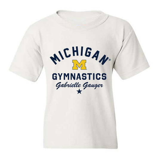 Michigan - NCAA Women's Gymnastics : Gabrielle Gauger - Classic Shersey Youth T-Shirt-0