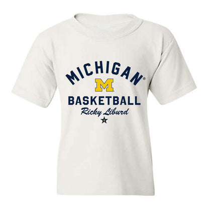 Michigan - NCAA Men's Basketball : Ricky Liburd - Classic Shersey Youth T-Shirt-0