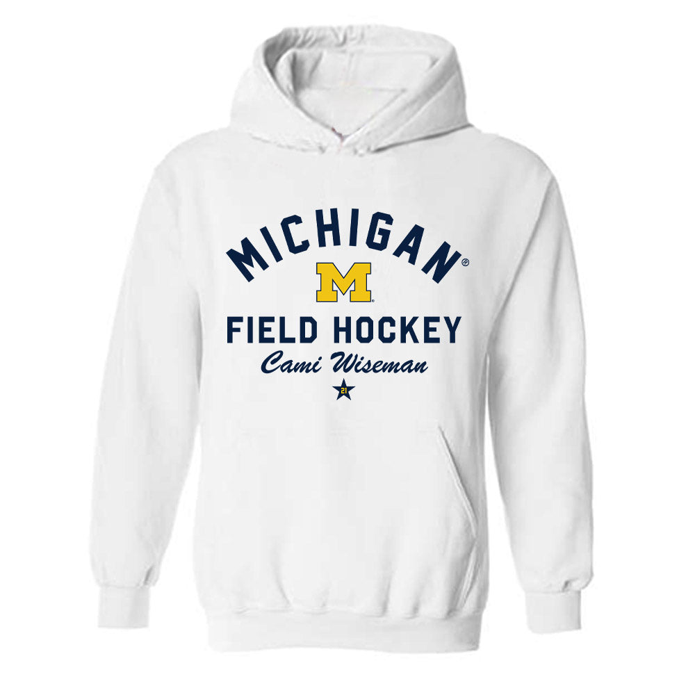 Michigan - NCAA Women's Field Hockey : Cami Wiseman - Classic Shersey Hooded Sweatshirt-0