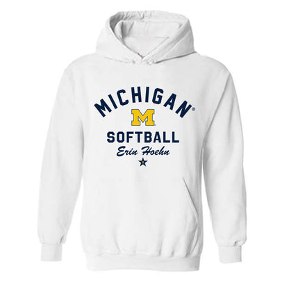 Michigan - NCAA Softball : Erin Hoehn - Classic Shersey Hooded Sweatshirt-0