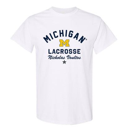 Michigan - NCAA Men's Lacrosse : Nicholas Voultos - Classic Shersey T-Shirt-0