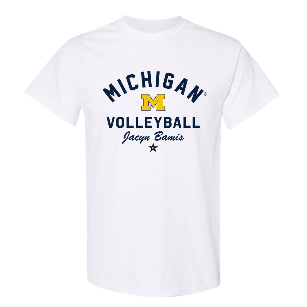 Michigan - NCAA Women's Volleyball : Jacyn Bamis - Classic Shersey T-Shirt-0