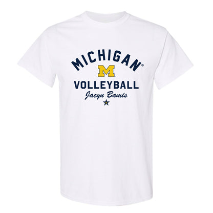 Michigan - NCAA Women's Volleyball : Jacyn Bamis - Classic Shersey T-Shirt-0