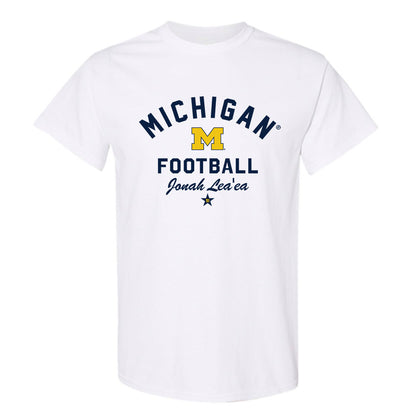 Michigan - NCAA Football : Jonah Lea'ea - Classic Shersey T-Shirt-0