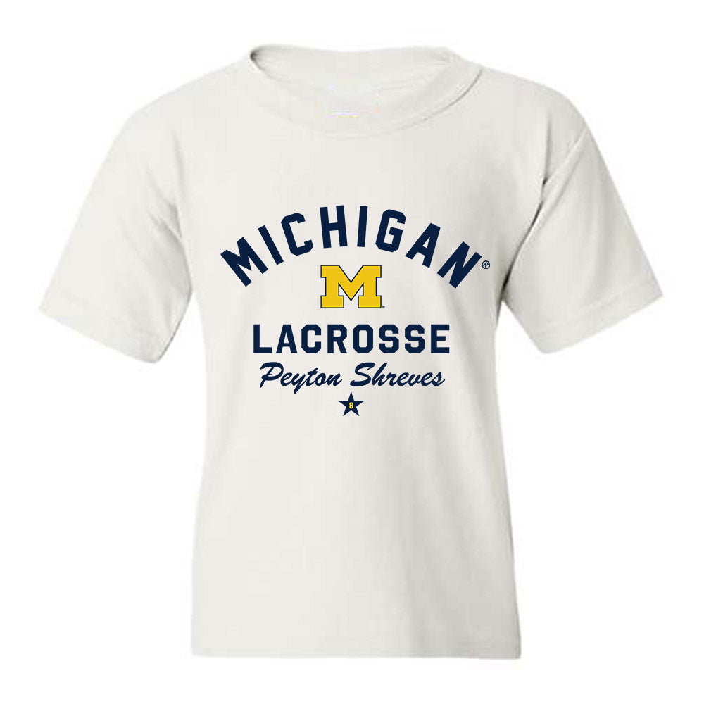 Michigan - NCAA Women's Lacrosse : Peyton Shreves - Classic Shersey Youth T-Shirt-0