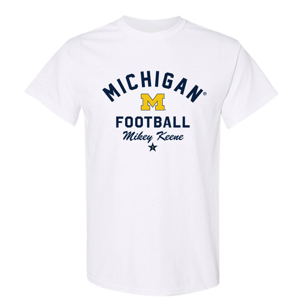 Michigan - NCAA Football : Mikey Keene - Classic Shersey T-Shirt-0