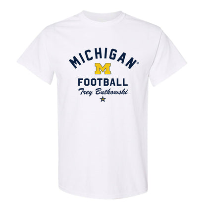 Michigan - NCAA Football : Trey Butkowski - Classic Shersey T-Shirt-0