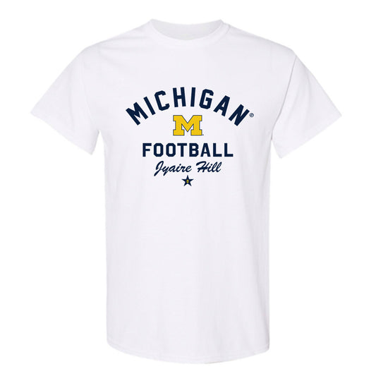 Michigan - NCAA Football : Jyaire Hill - Classic Shersey T-Shirt-0
