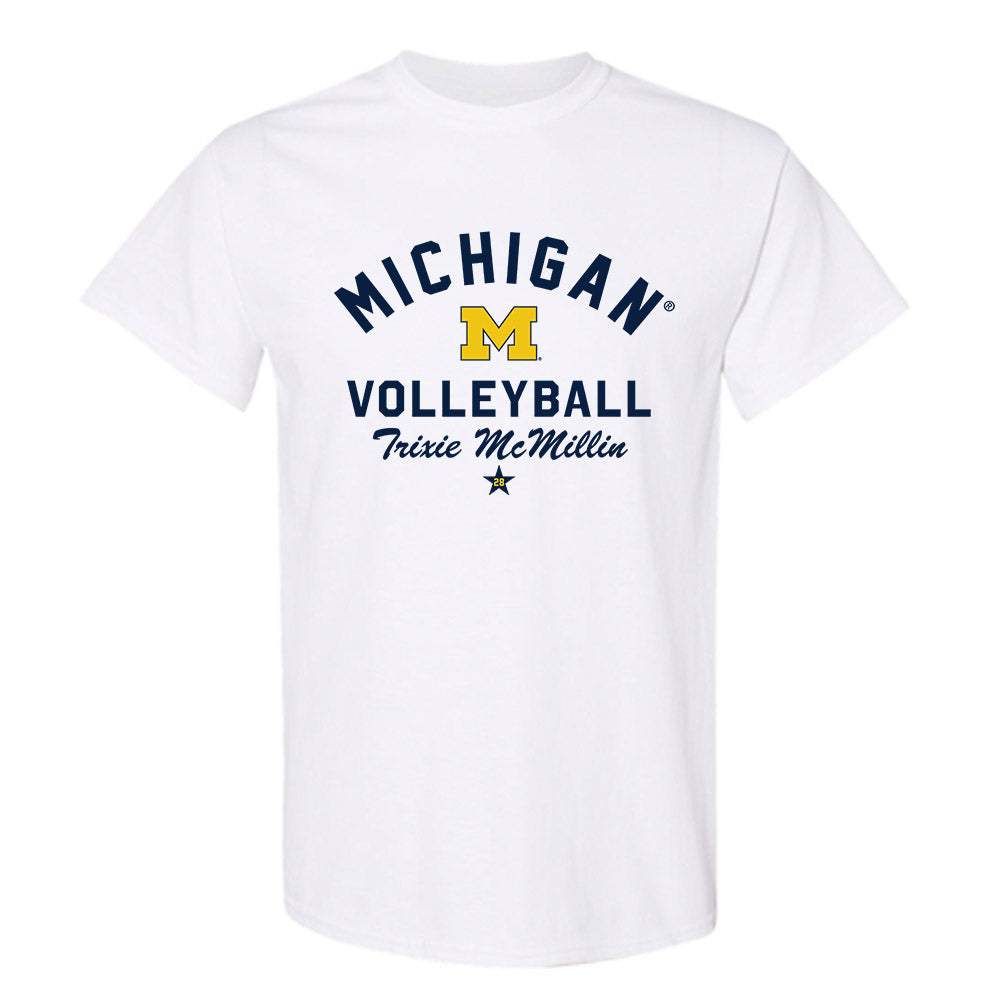 Michigan - NCAA Women's Volleyball : Trixie McMillin - Classic Shersey T-Shirt-0