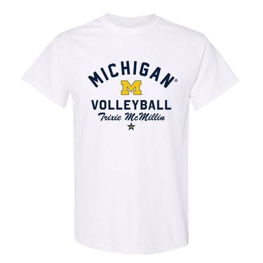 Michigan - NCAA Women's Volleyball : Trixie McMillin - Classic Shersey T-Shirt-0