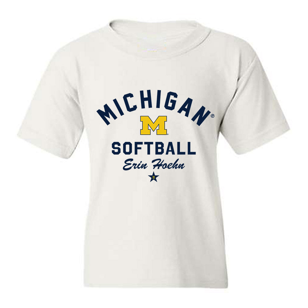 Michigan - NCAA Softball : Erin Hoehn - Classic Shersey Youth T-Shirt-0