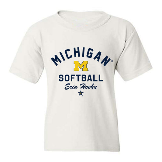 Michigan - NCAA Softball : Erin Hoehn - Classic Shersey Youth T-Shirt-0