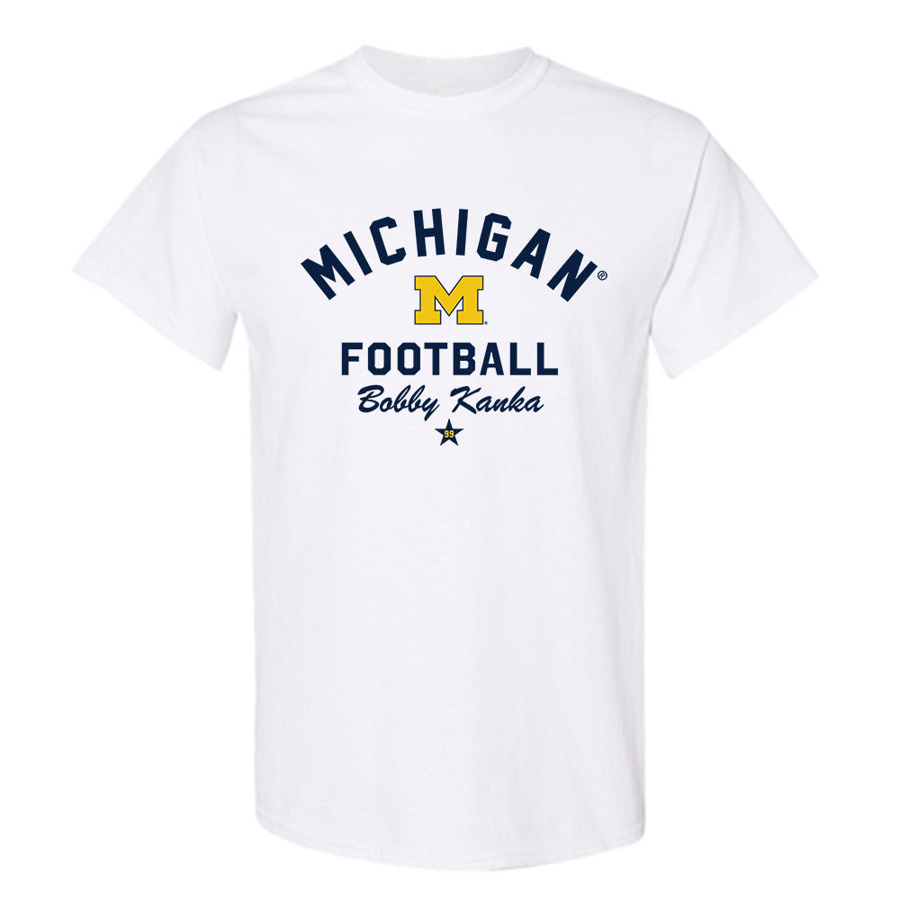 Michigan - NCAA Football : Bobby Kanka - Classic Shersey T-Shirt-0