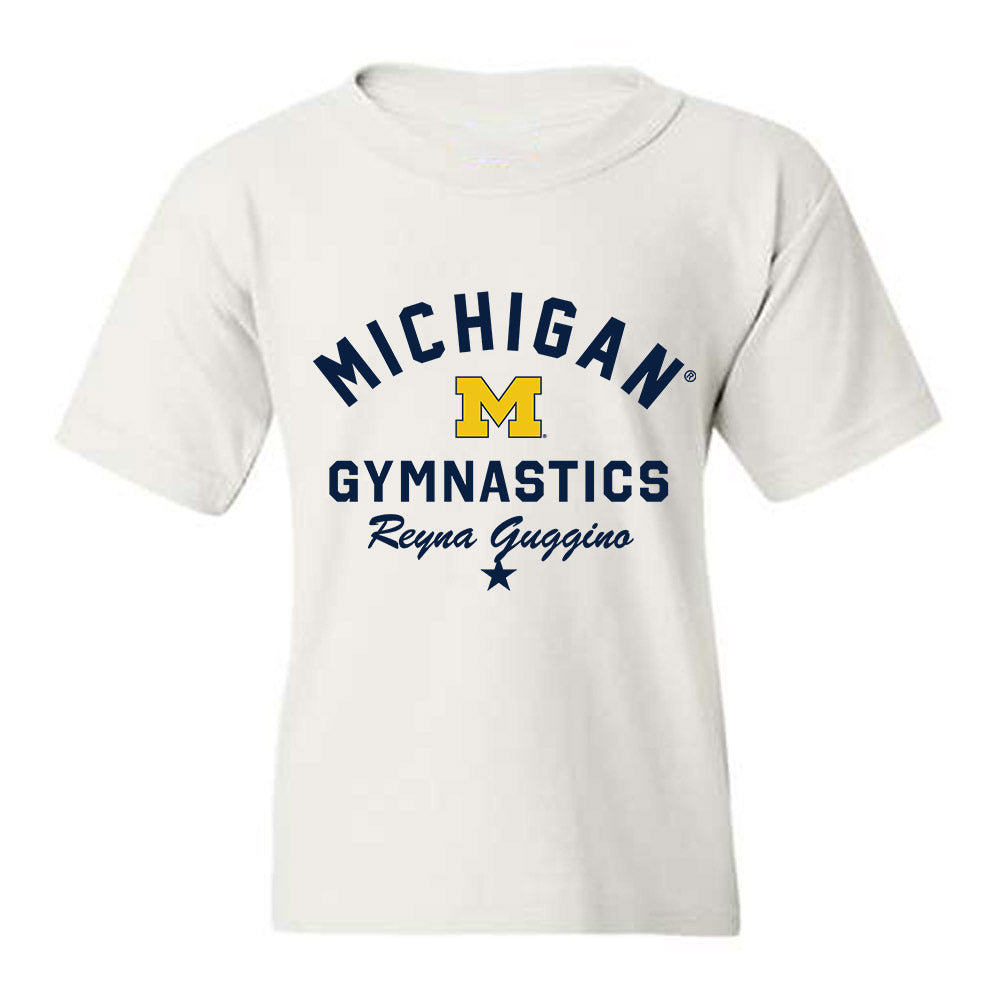 Michigan - NCAA Women's Gymnastics : Reyna Guggino - Classic Shersey Youth T-Shirt-0