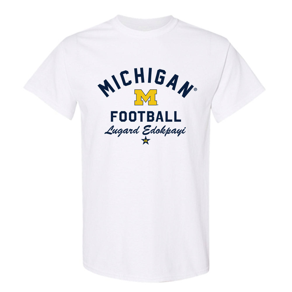 Michigan - NCAA Football : Lugard Edokpayi - Classic Shersey T-Shirt-0