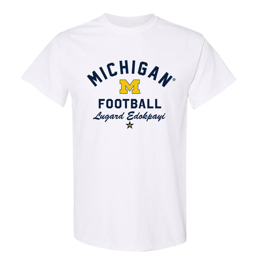 Michigan - NCAA Football : Lugard Edokpayi - Classic Shersey T-Shirt-0