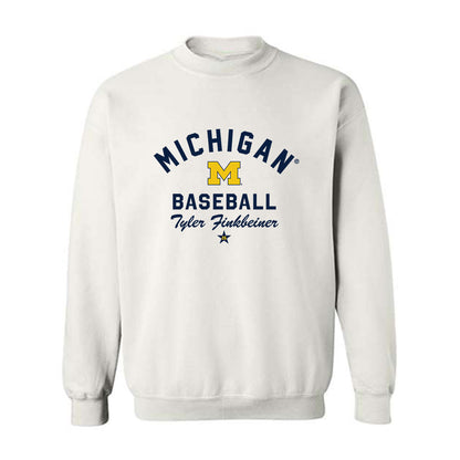 Michigan - NCAA Baseball : Tyler Finkbeiner - Classic Shersey Crewneck Sweatshirt-0