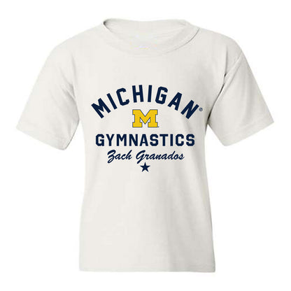 Michigan - NCAA Men's Gymnastics : Zach Granados - Classic Shersey Youth T-Shirt-0