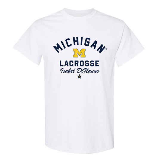 Michigan - NCAA Women's Lacrosse : Isabel DiNanno - Classic Shersey T-Shirt-0