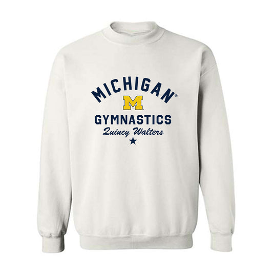 Michigan - NCAA Women's Gymnastics : Quincy Walters - Classic Shersey Crewneck Sweatshirt-0