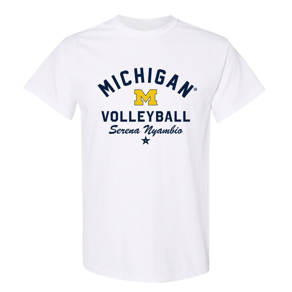 Michigan - NCAA Women's Volleyball : Serena Nyambio - Classic Shersey T-Shirt-0