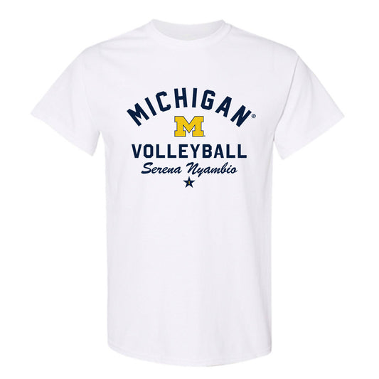 Michigan - NCAA Women's Volleyball : Serena Nyambio - Classic Shersey T-Shirt-0