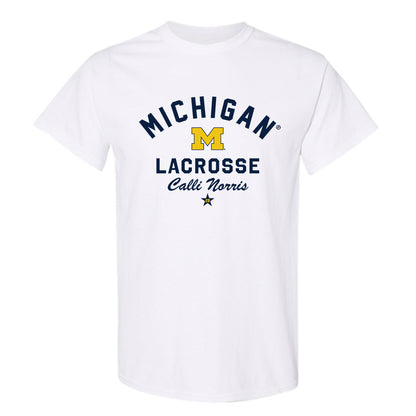 Michigan - NCAA Women's Lacrosse : Calli Norris - Classic Shersey T-Shirt-0