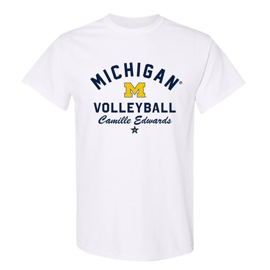 Michigan - NCAA Women's Volleyball : Camille Edwards - Classic Shersey T-Shirt-0