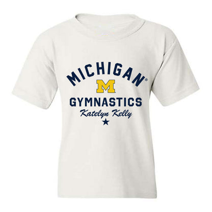 Michigan - NCAA Women's Gymnastics : Katelyn Kelly - Classic Shersey Youth T-Shirt-0