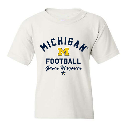 Michigan - NCAA Football : Gavin Magorien - Classic Shersey Youth T-Shirt-0