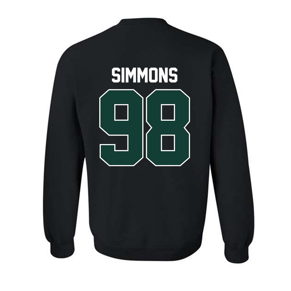 Michigan State - NCAA Football : Derrick Simmons - Classic Shersey Crewneck Sweatshirt-7