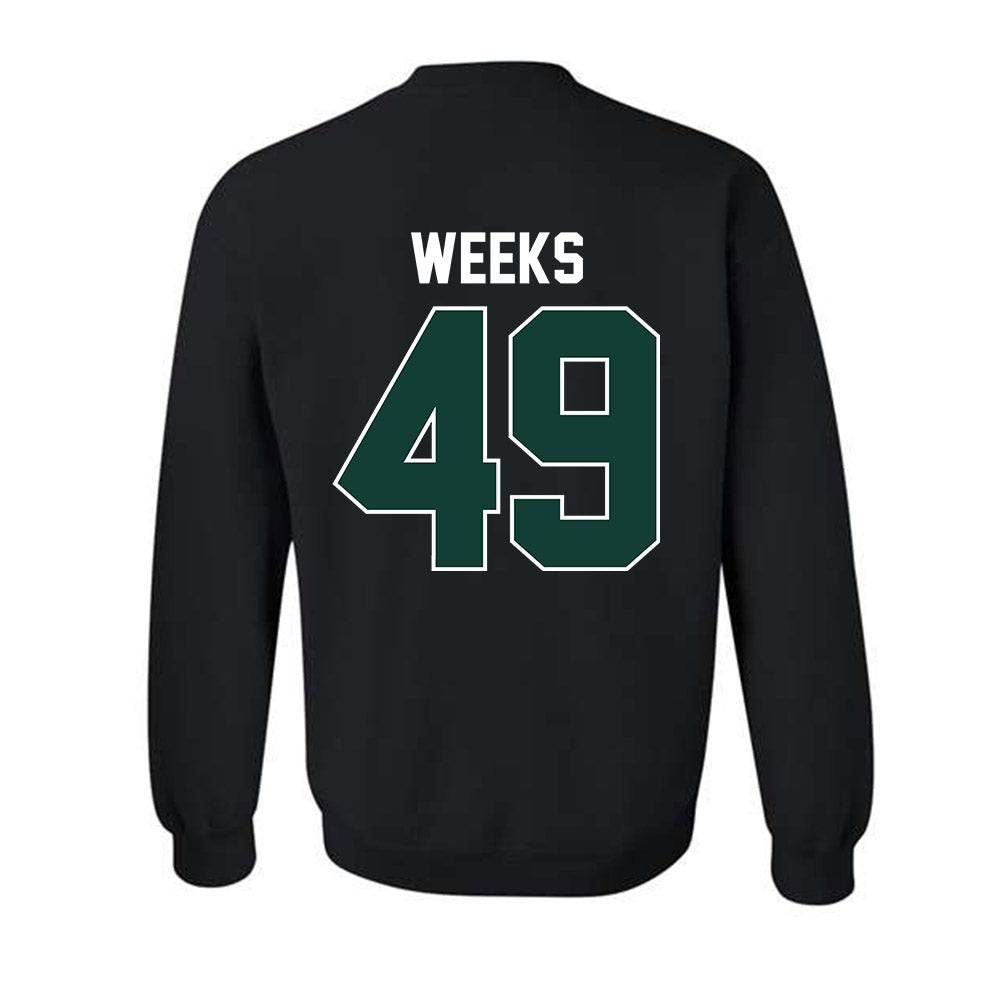 Michigan State - NCAA Football : Alex Weeks - Classic Shersey Crewneck Sweatshirt-7