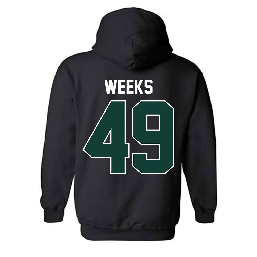 Michigan State - NCAA Football : Alex Weeks - Classic Shersey Hooded Sweatshirt-7