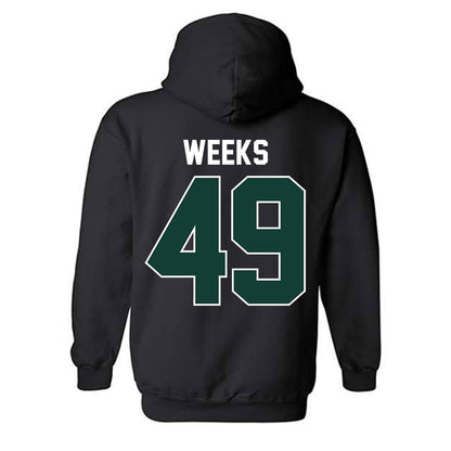 Michigan State - NCAA Football : Alex Weeks - Classic Shersey Hooded Sweatshirt-7