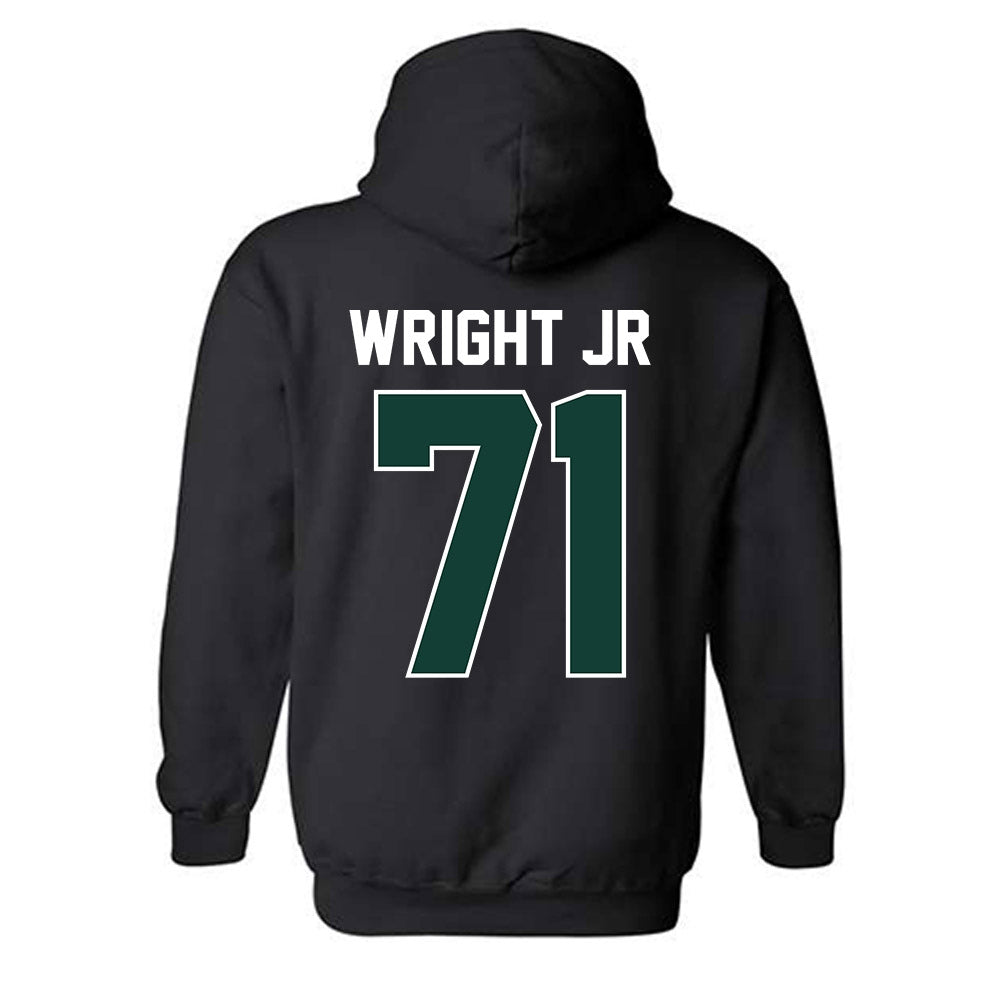 Michigan State - NCAA Football : Robert Wright Jr - Classic Shersey Hooded Sweatshirt-7