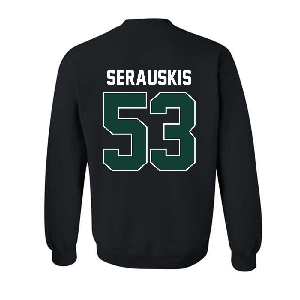 Michigan State - NCAA Football : Trey Serauskis - Classic Shersey Crewneck Sweatshirt-7