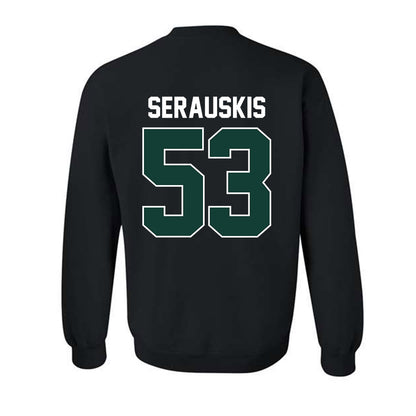 Michigan State - NCAA Football : Trey Serauskis - Classic Shersey Crewneck Sweatshirt-7