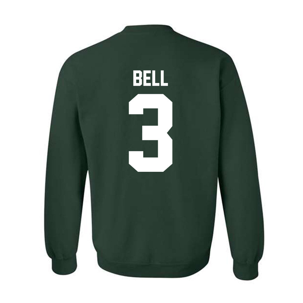 Michigan State - NCAA Football : Tre Bell - Classic Shersey Crewneck Sweatshirt-5