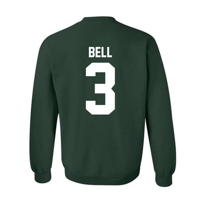 Michigan State - NCAA Football : Tre Bell - Classic Shersey Crewneck Sweatshirt-5