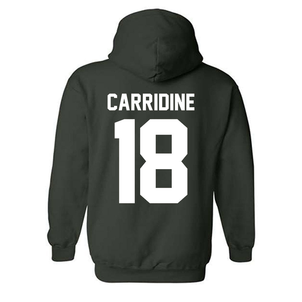 Michigan State - NCAA Football : Atticus Carridine - Classic Shersey Hooded Sweatshirt-5