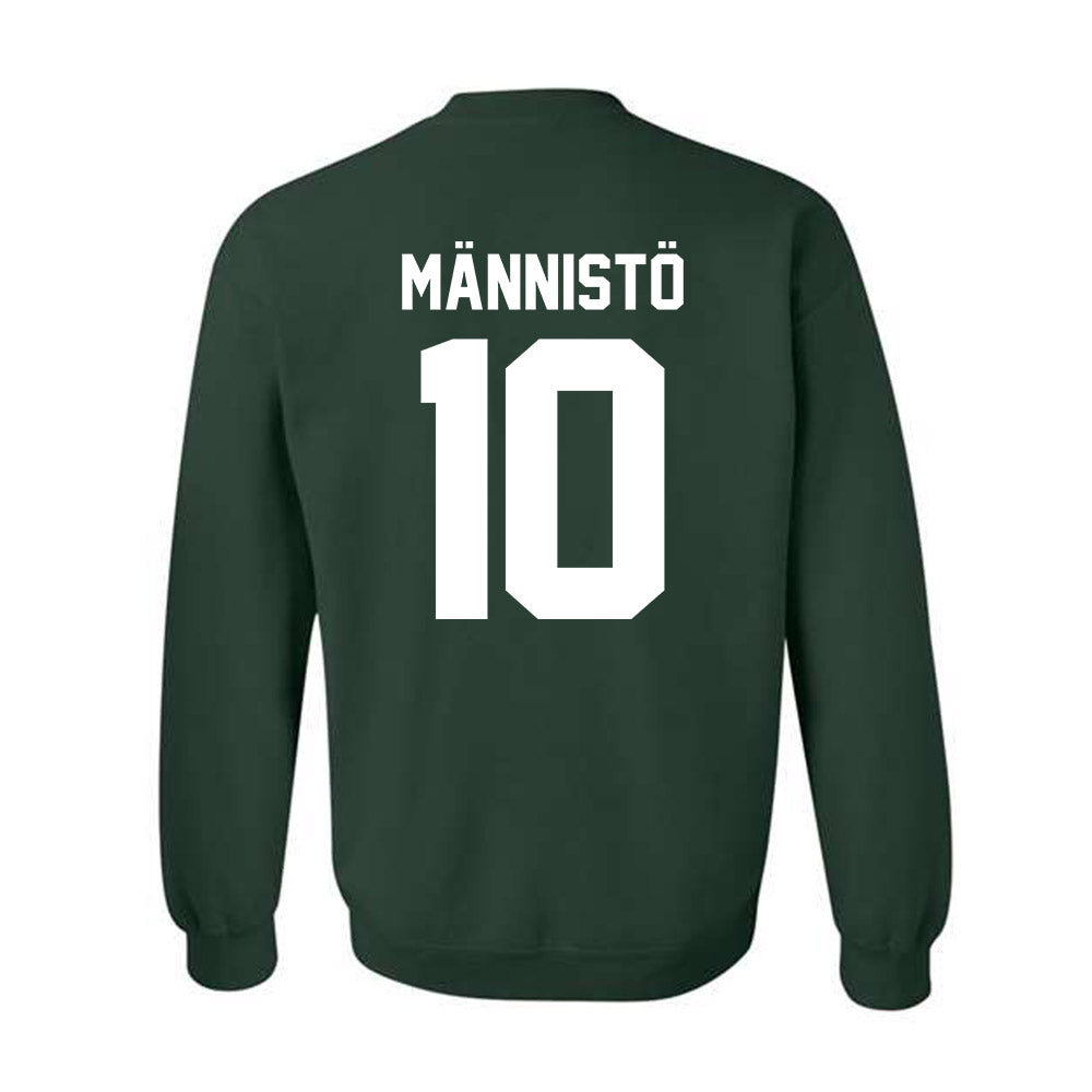 Michigan State - NCAA Men's Ice Hockey : Tommi Männistö - Classic Shersey Crewneck Sweatshirt-5
