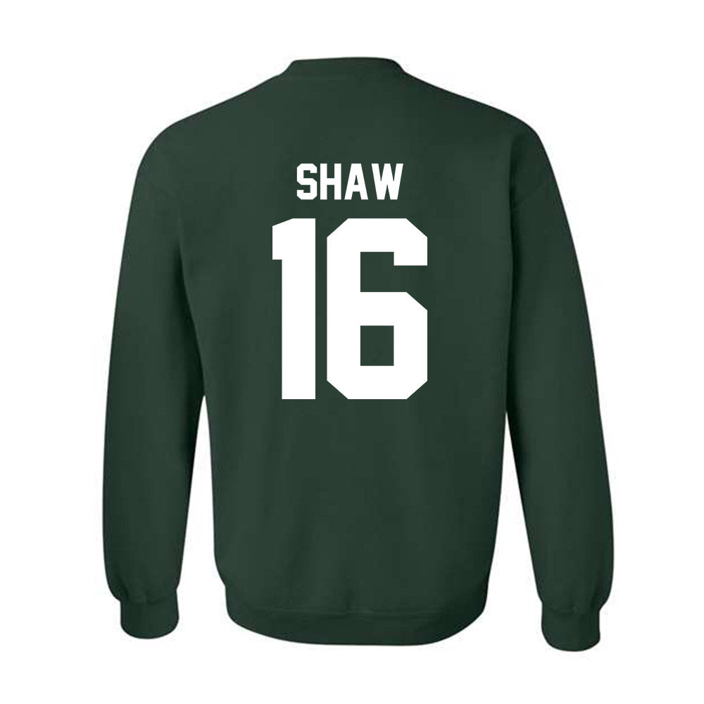 Michigan State - NCAA Football : Adam Shaw - Classic Shersey Crewneck Sweatshirt-5