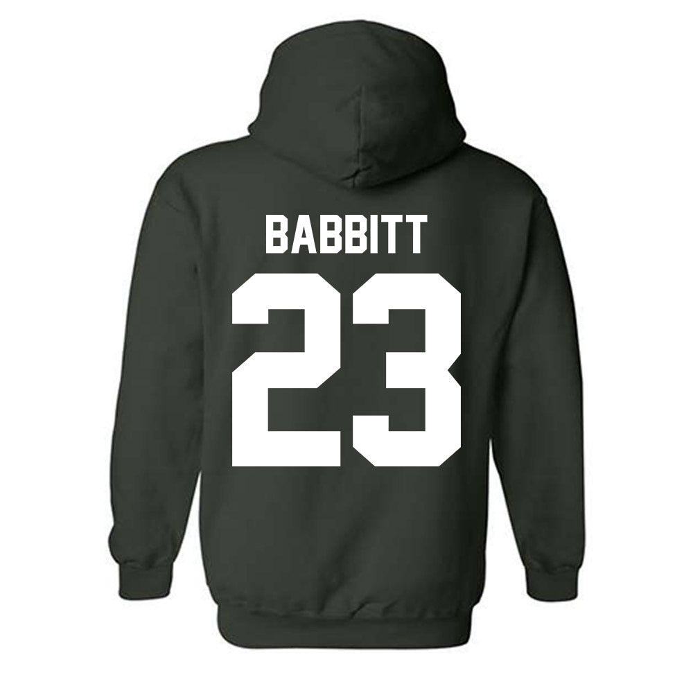 Michigan State - NCAA Football : Peyton Babbitt - Classic Shersey Hooded Sweatshirt-5