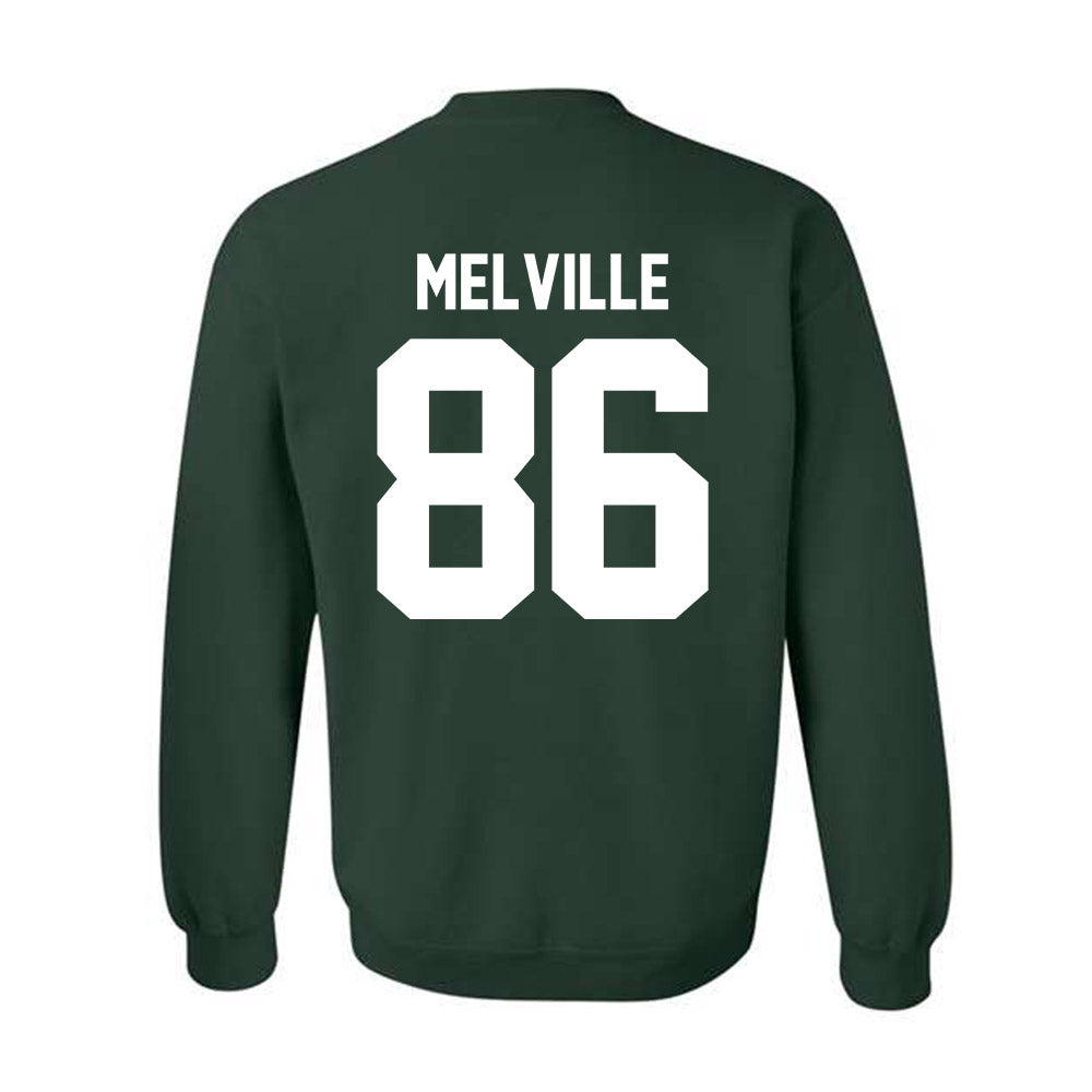 Michigan State - NCAA Football : Ethan Melville - Classic Shersey Crewneck Sweatshirt-5