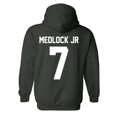 Michigan State - NCAA Men's Basketball : Carlos Medlock jr - Classic Shersey Hooded Sweatshirt-5