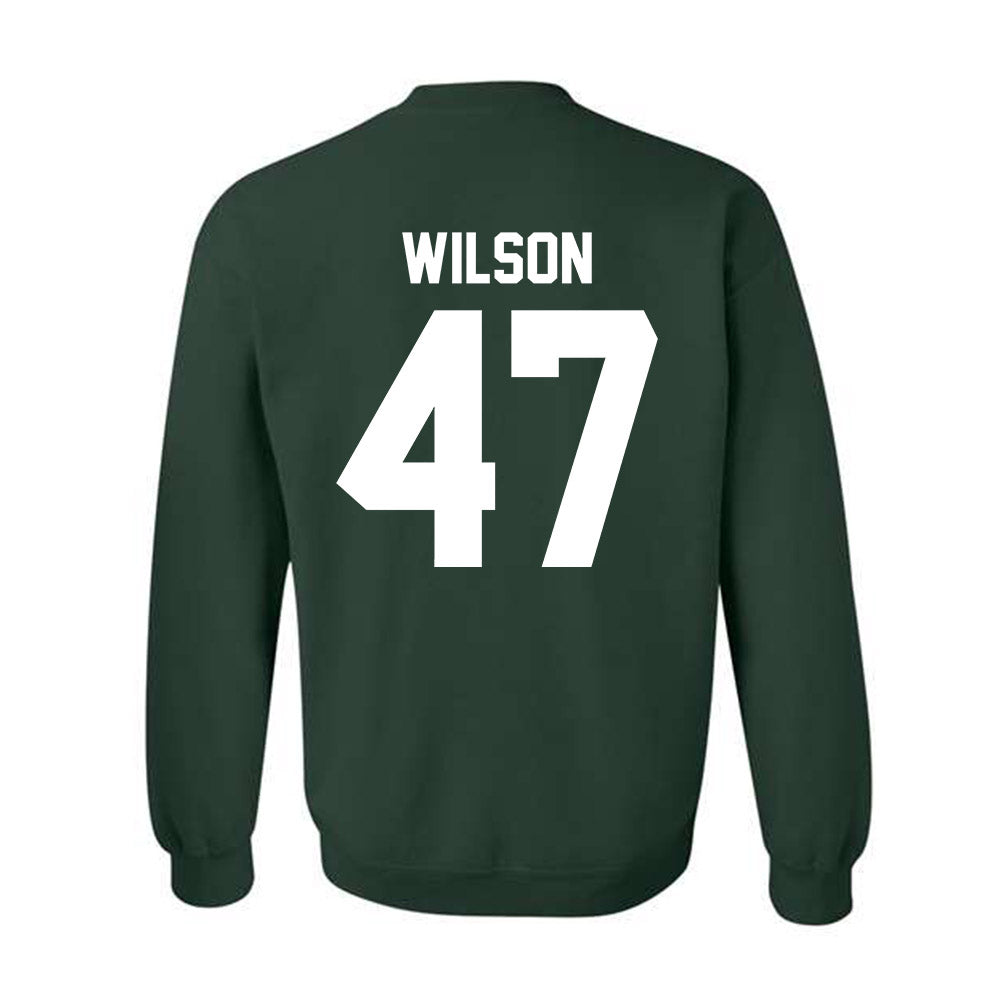 Michigan State - NCAA Football : Jaxson Wilson - Classic Shersey Crewneck Sweatshirt-5