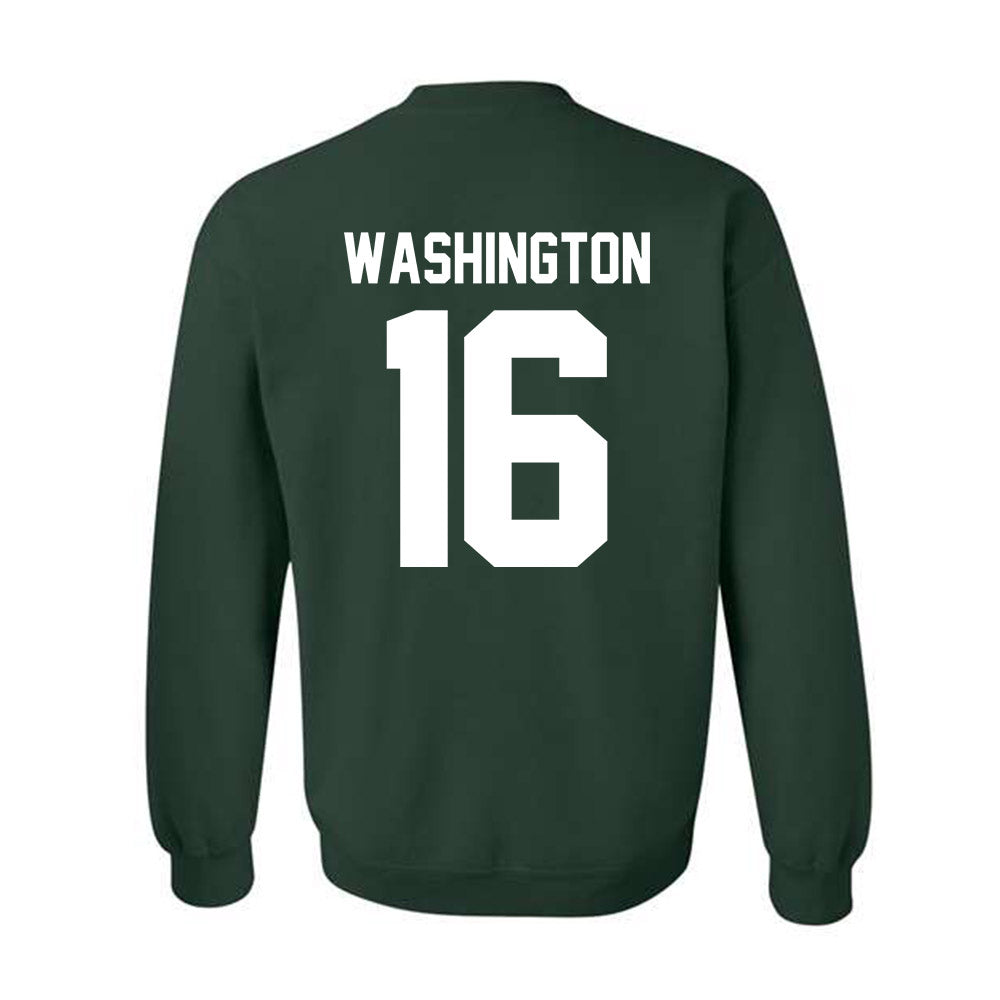 Michigan State - NCAA Football : Zachary Washington - Classic Shersey Crewneck Sweatshirt-5