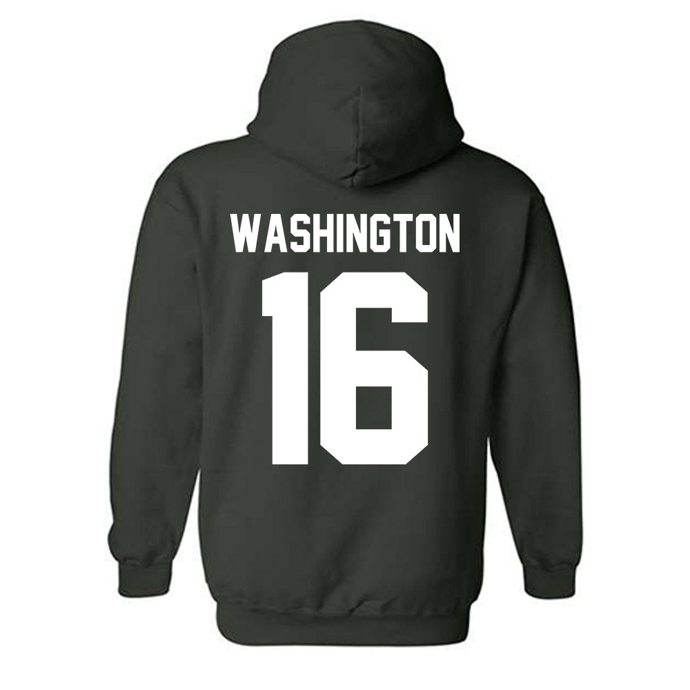 Michigan State - NCAA Football : Zachary Washington - Classic Shersey Hooded Sweatshirt-5