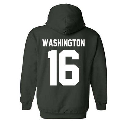 Michigan State - NCAA Football : Zachary Washington - Classic Shersey Hooded Sweatshirt-5